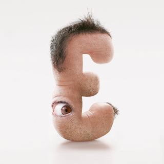 Illustration for article titled This creepy font is made of human flesh